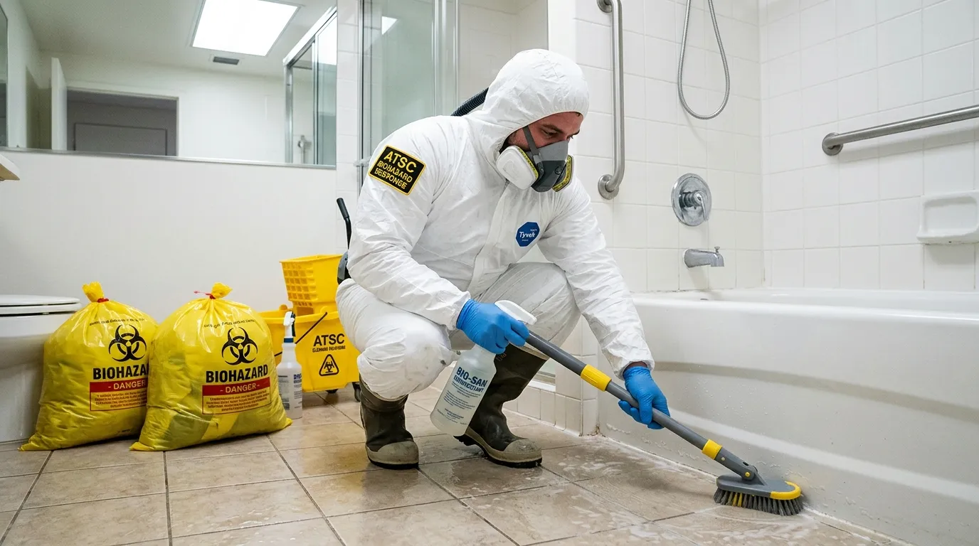 Decontamination equipment deployed for Blood Cleanup in Brea